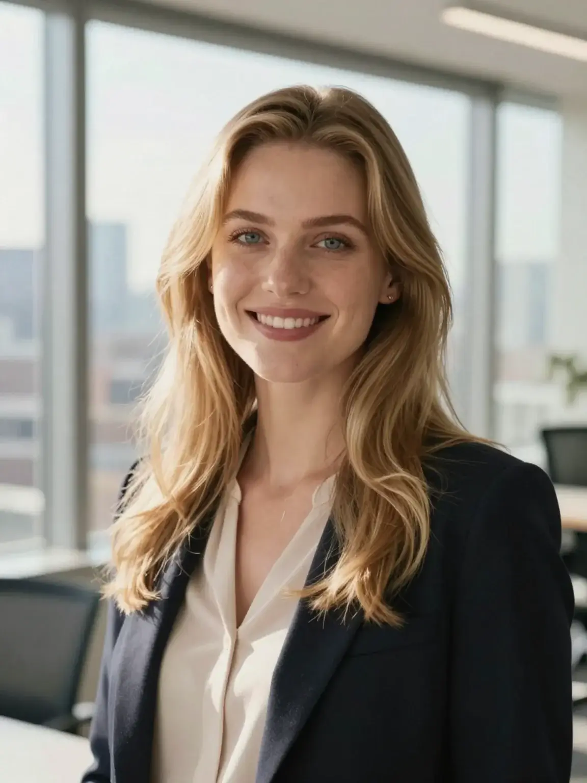 Face-locked avatar as business headshot